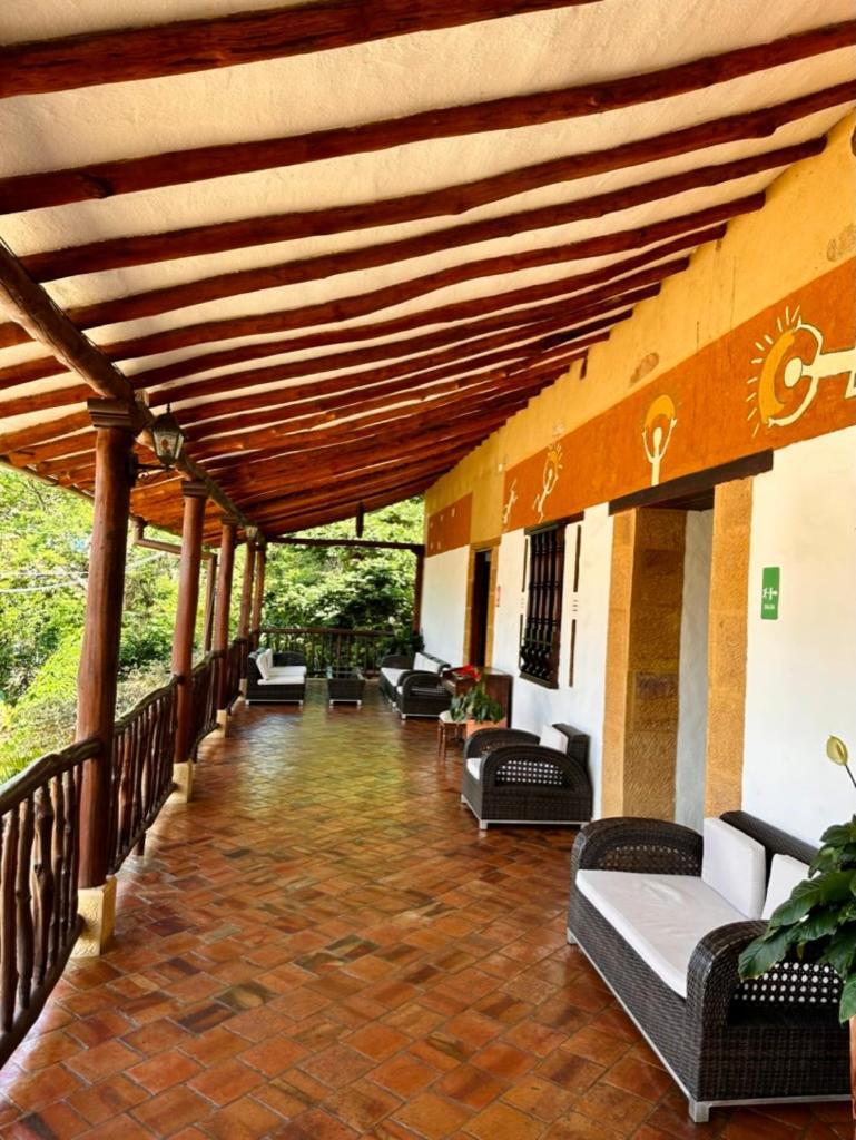Hotel Hicasua Y Centro De Convenciones Barichara Εξωτερικό φωτογραφία